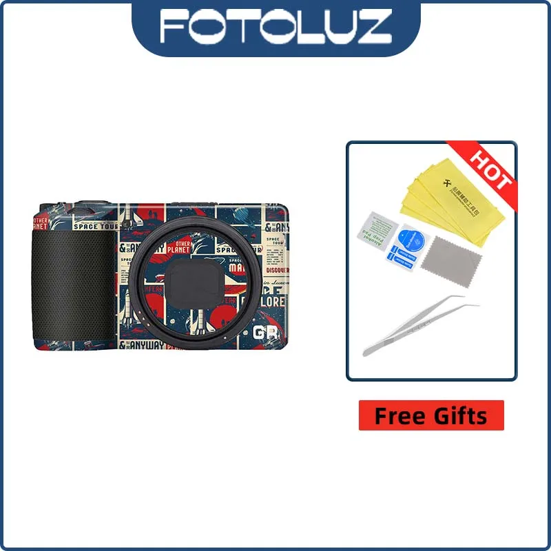 Per Ricoh Gr3/Gr3X Wrap Skin Camera Body Skin Decal Sticker Anti-Scratch Protector Cover Film Camera Body Decoration