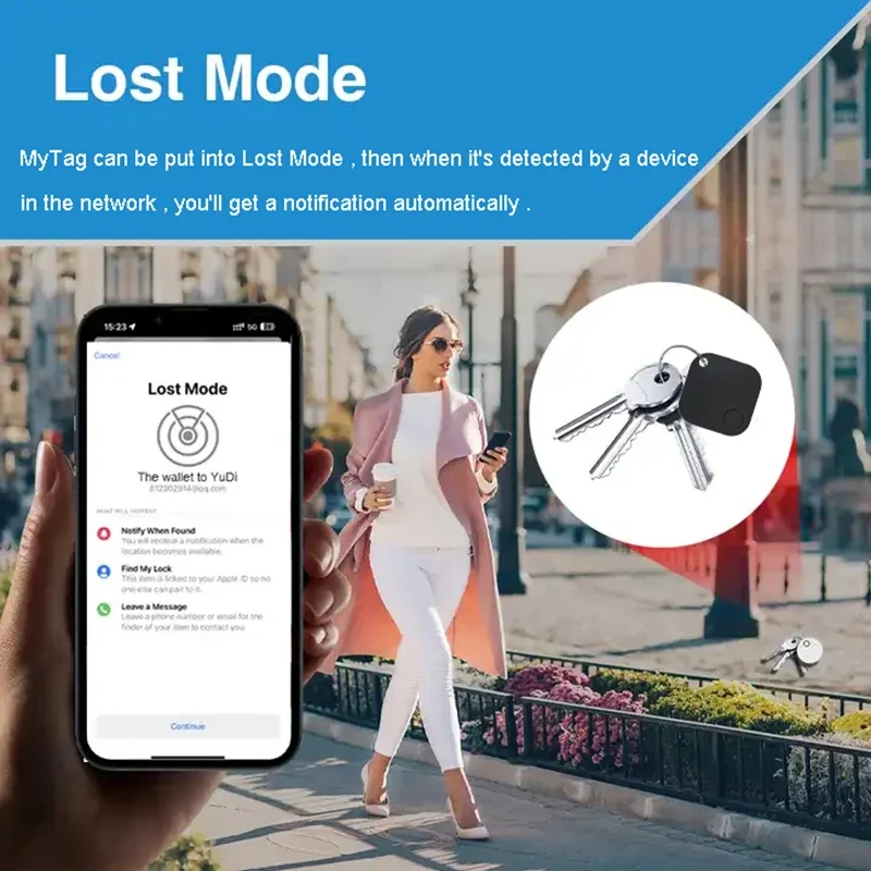 Smart Wireless Global Tracker Reminder Anti-loss Device Key Bag Pet Elderly Compact Lightweight Global Positioning New