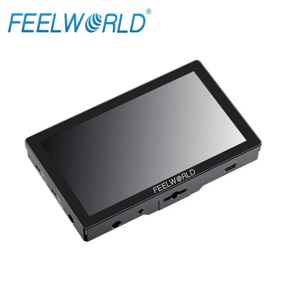 FEELWORLD P6X 5.5 Inch Aluminium Field Monitor Touch Screen 4K HDMI Highlight 1000nit FHD IPS Video Assist for DSLR Camera