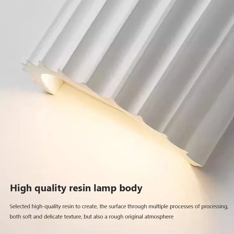 Wall Light Macaron LED Wall Lamp Resin Home Decor Fixtures Wall Light Luxury Home Decor Sconce For Living Room Bedside Hallway Lamp