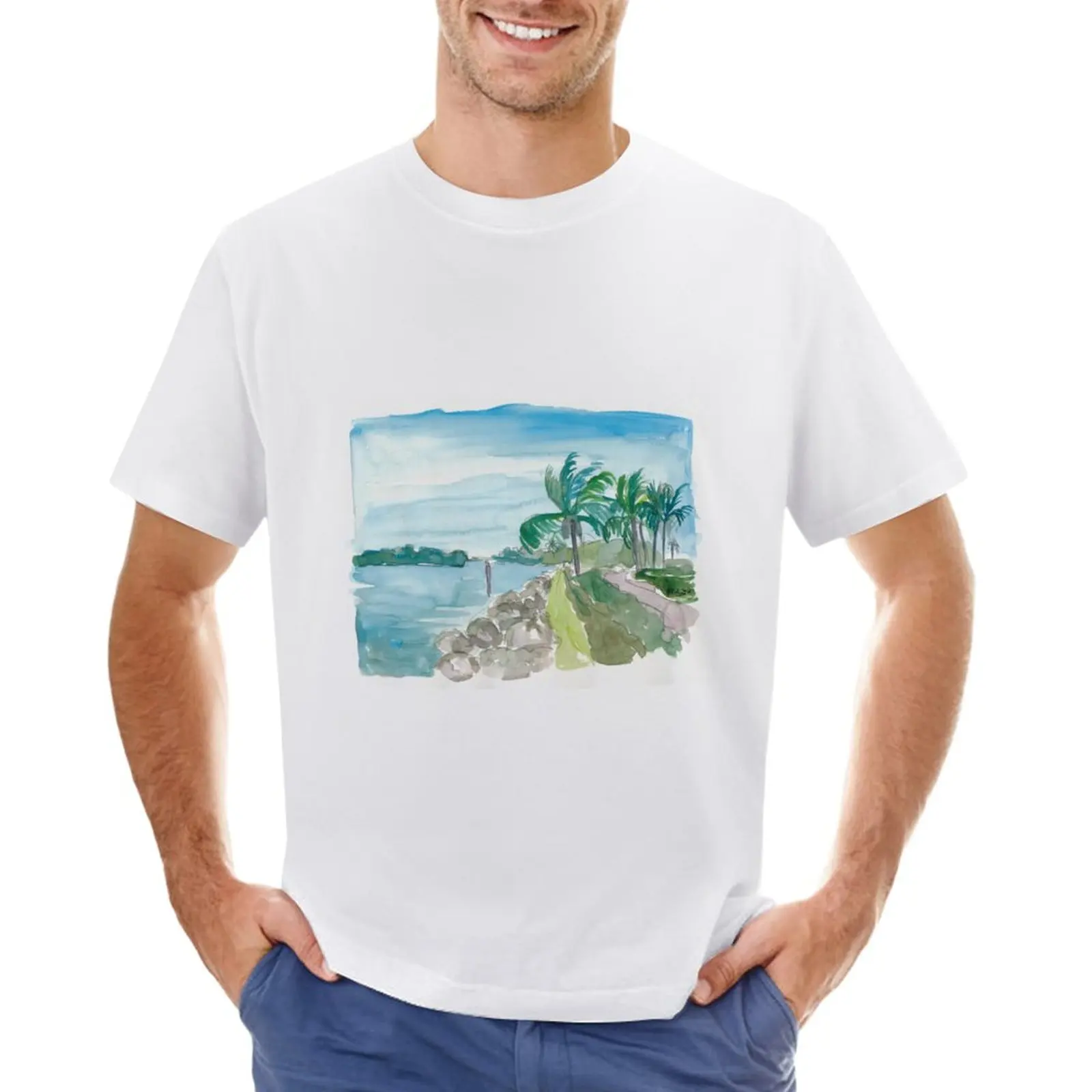 

Florida Keys Waterways near Marathon T-Shirt kawaii clothes anime clothes sublime men graphic t shirts