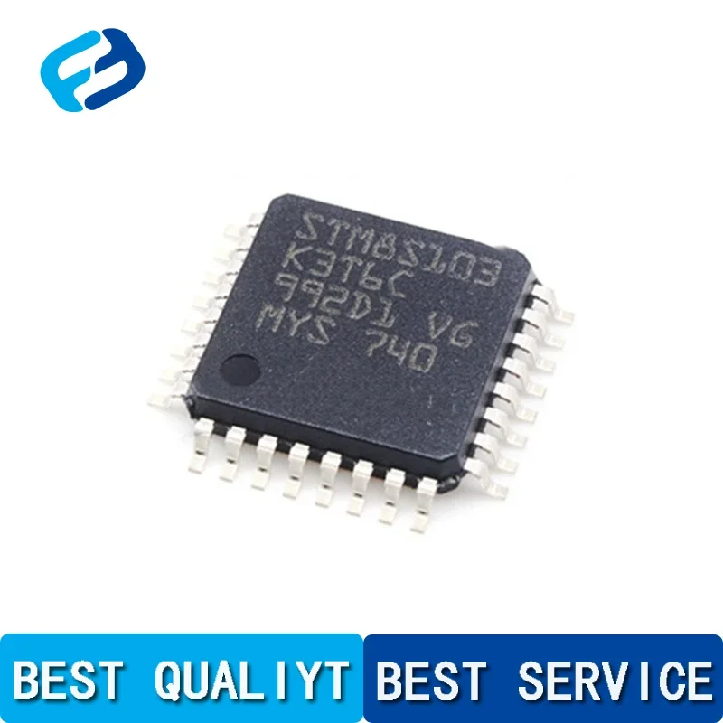 

(5-10 шт.) 100% новый набор микросхем STM8S103K3T6C STM8S103 K3T6C QFP-32
