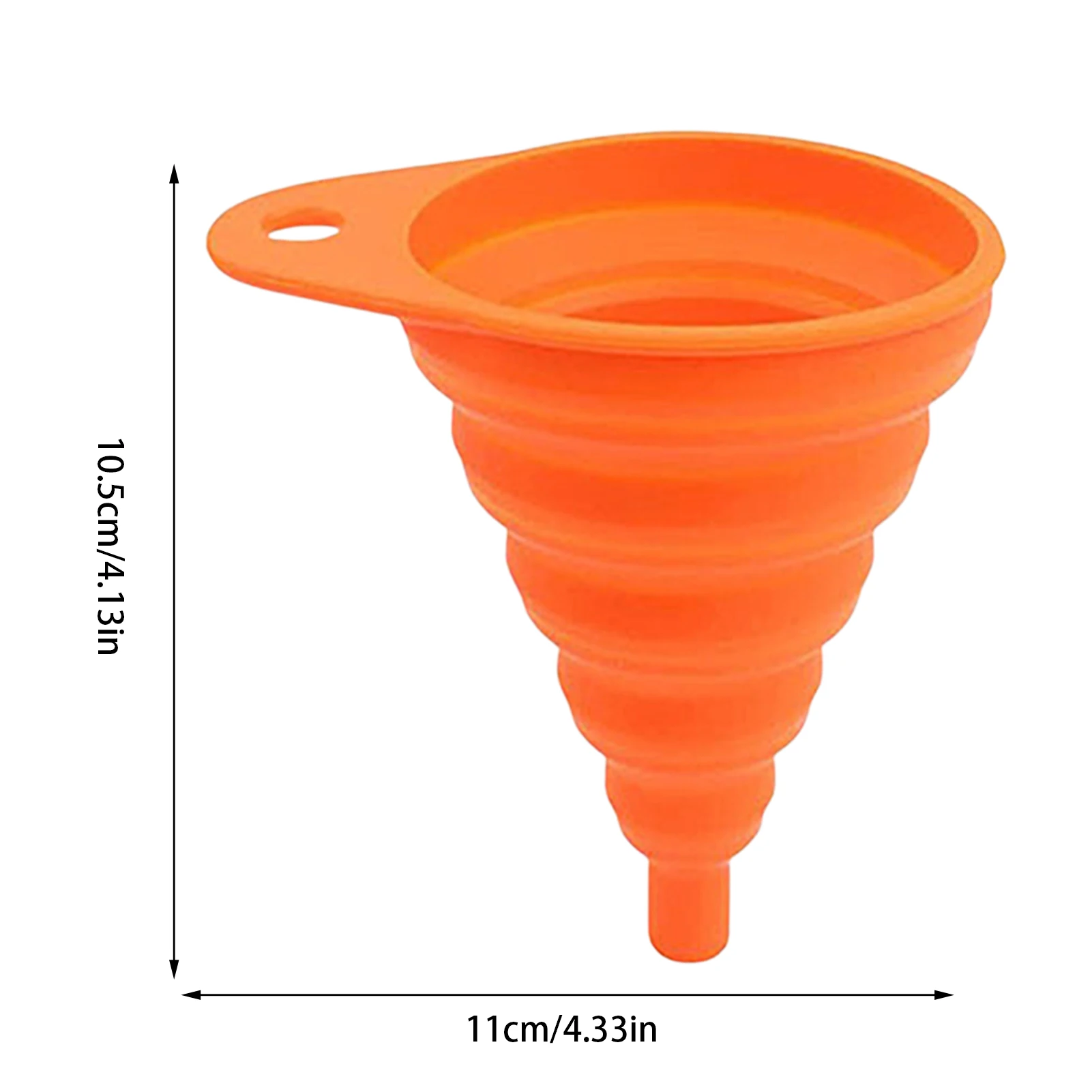 Funil de cozinha dobrável funis de silicone funis portáteis para garrafas de enchimento de óleo de cerveja combustível pote funil ferramentas de cozinha