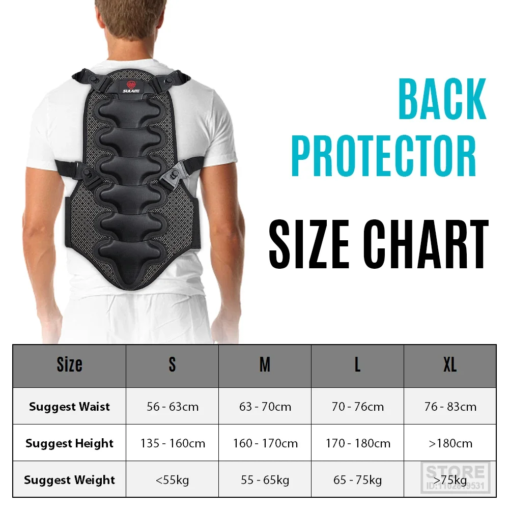 Motorcycle Back Protector Detachable Cushion Thick EVA Protection Pad for Motorcycling Biking Skiing Snowboarding motorcycle back protector,motorcycle armor,motorcycle armor pads,motorcycle armor accessories