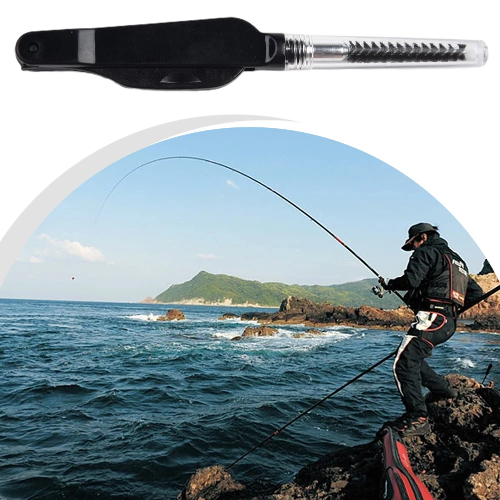 

Tying Brush Fly Brush Light Weight 10cm Length Feather Comb Fly Hook With Dustproof Cover High Quality Brand New