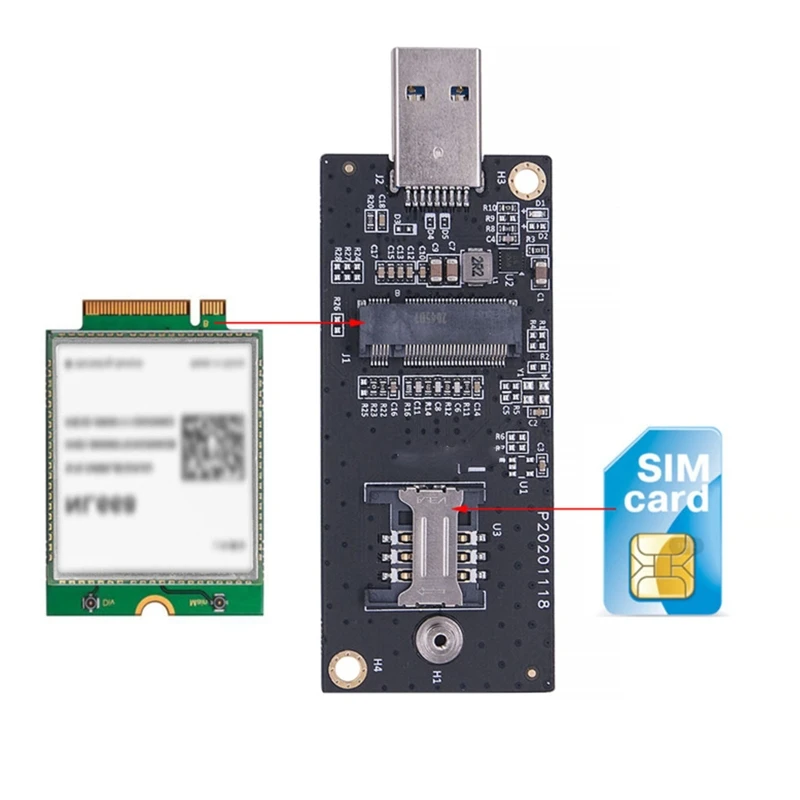 NGFF for .2 Ű B-USB 3.0  ȯ ī  ũž PC ߰