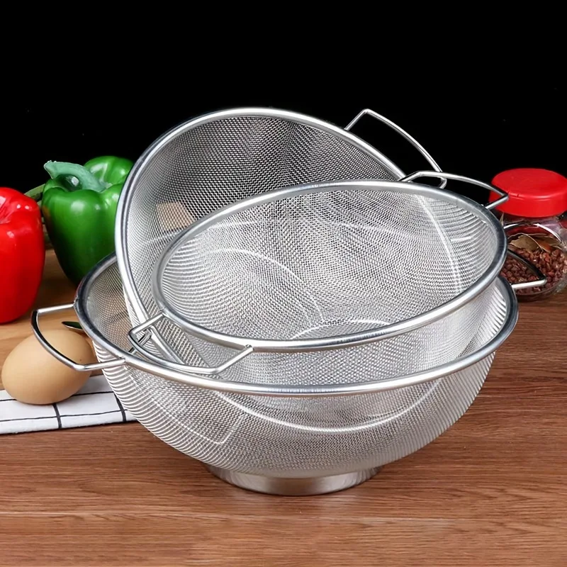 Stainless Steel Colander Set 3