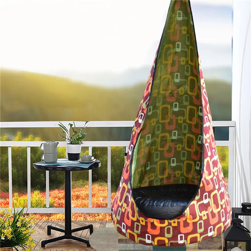 Sensory Cocoon Swing Seat Chair Hanging Pod Indoor Playroom 