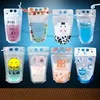 Disposable Beverage Bags Straw 500ML Self Sealing Juice Bag Milk Tea Cold Drinks Hot Drinks Portable Plastic Packaging Bag 1