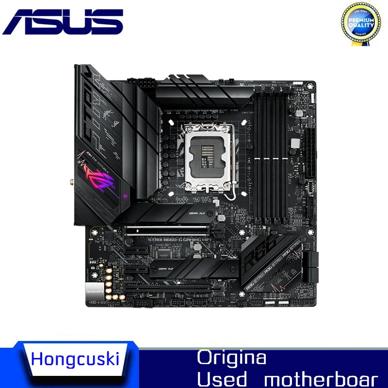 Б/у материнская плата B660M для ASUS ROG STRIX B660-G GAMING WIFI LGA 1700 DDR5 B660 с поддержкой CPU i5 10400f i3 12100f 12400f
