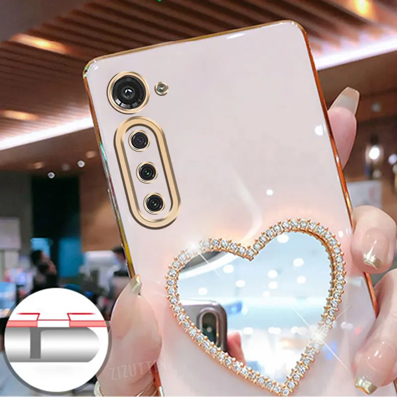 Lucky Clover Strap Mirror Phone Holder Case