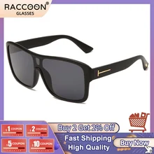 

2022 New Oversized Sunglasses Fashion Vintage Sun Glasses Men Women T Tom Gradient Lens Luxury Brand Designer Big Frame Eyewear