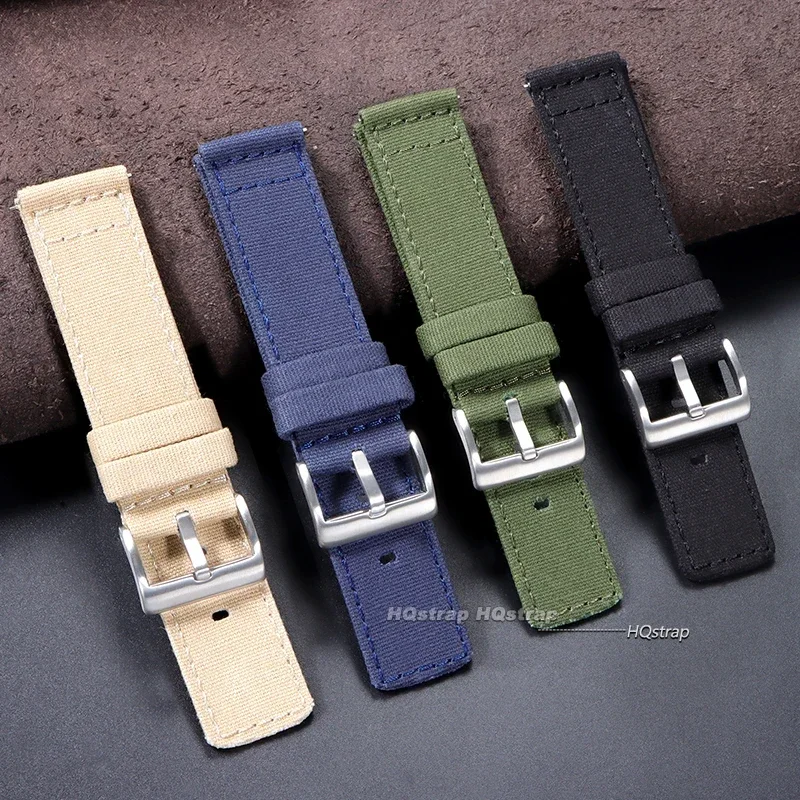 Premium Nylon Sport Watch Strap - Soft, Durable Canvas Wristband