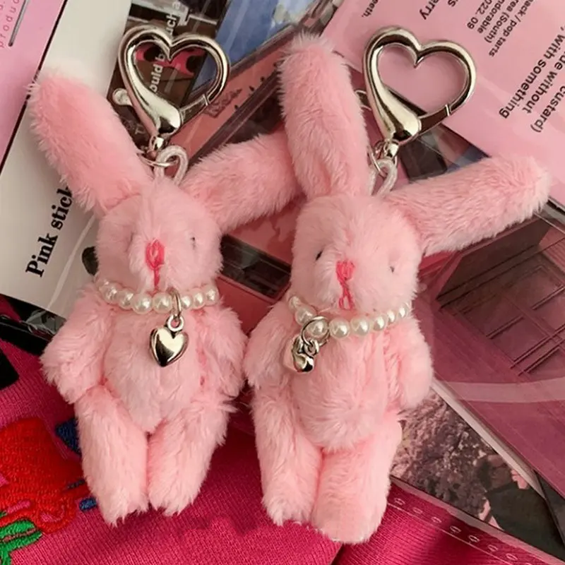 正規品新品】MCMキーホルダー うさぎピンク ばっち