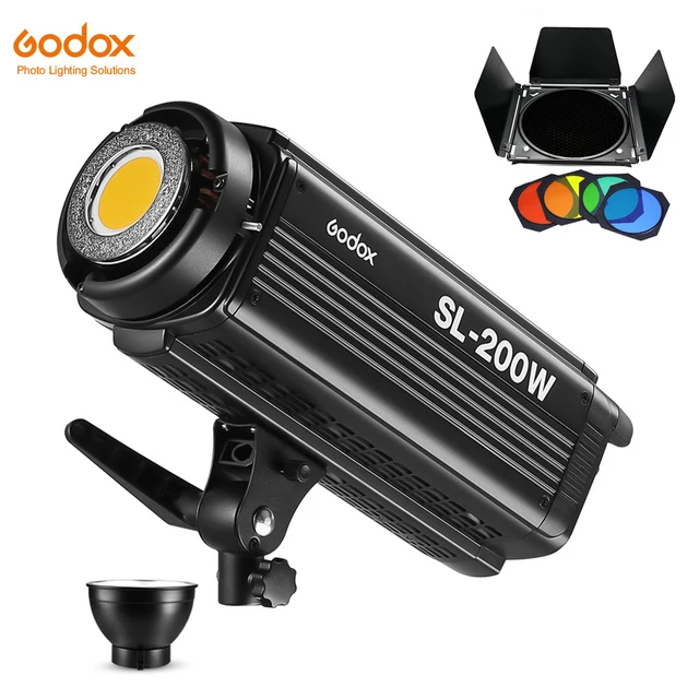 Godox Sl200w Ii Led Video Light | Godox Sl 200w Led Video Light - Sl-200w  200ws 5600k - Aliexpress
