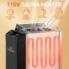 Indoor Sauna Stove 3KW 110V Timer Stainless Steel Electric Heater Temperature Control 3