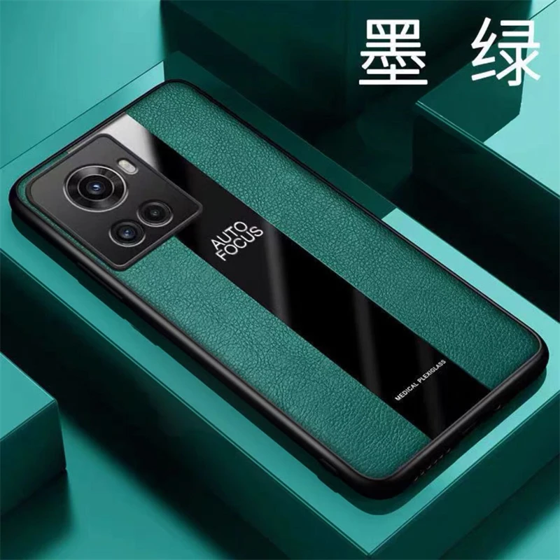 Stylish Luxury Leather Magnetic Holder Phone Cover with Camera Protection and Shockproof Bumper