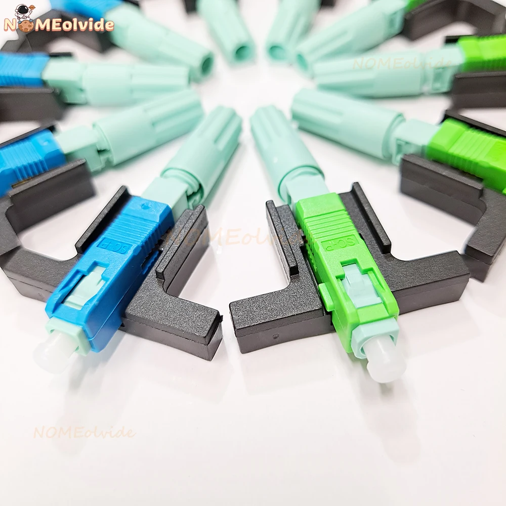 50/ 100/200Pcs Lot 58MM Fixed-length Block LX58 Single-Mode SC UPC APC Fast Connector FTTH Tool 58mm Connector Quick Connector