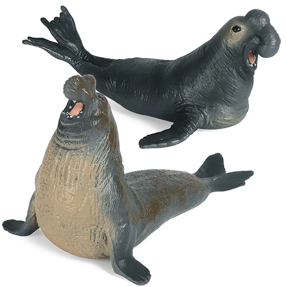 

Educational Toy Early Learning Science Simulation Sealife Marine Organism Sea Elephant Models Seals Walrus Figurines