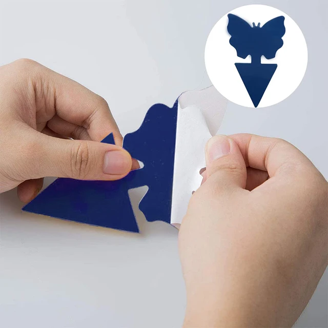 10 db Légycsapda Gnats Rovar Ragacsos Csapdák Kettős Oldalú Légyfogó Növény Kék Kártevőirtó Erős Ragasztó Levéltetvek Szúnyogokhoz - Image 3