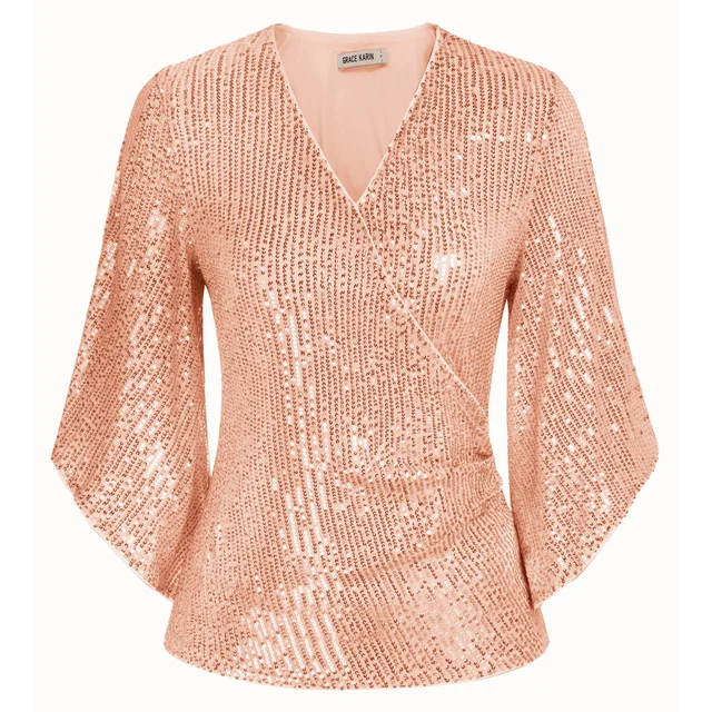 Veste à Paillettes Pour Fille - Boléro Festif Manches Longues - Pour Fête, Cérémonie, Danse