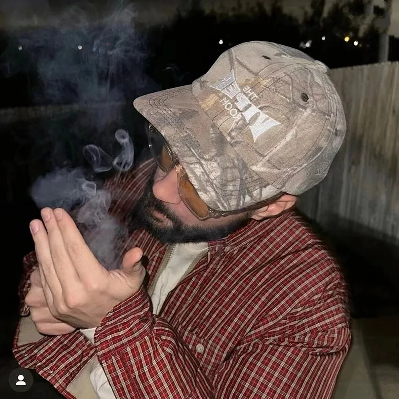 

2024 мягкая многоцветная камуфляжная шапка с вышивкой в виде утиного языка второго поколения Kanye шапка для бейсбола MZ180