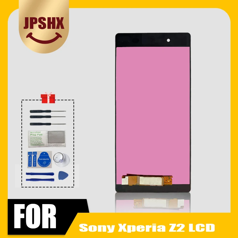 

AAA 5.2 INCHES For Sony Xperia Z2 L50W D6502 D6503 LCD Display with Digitizer Touch Screen Assembly Black