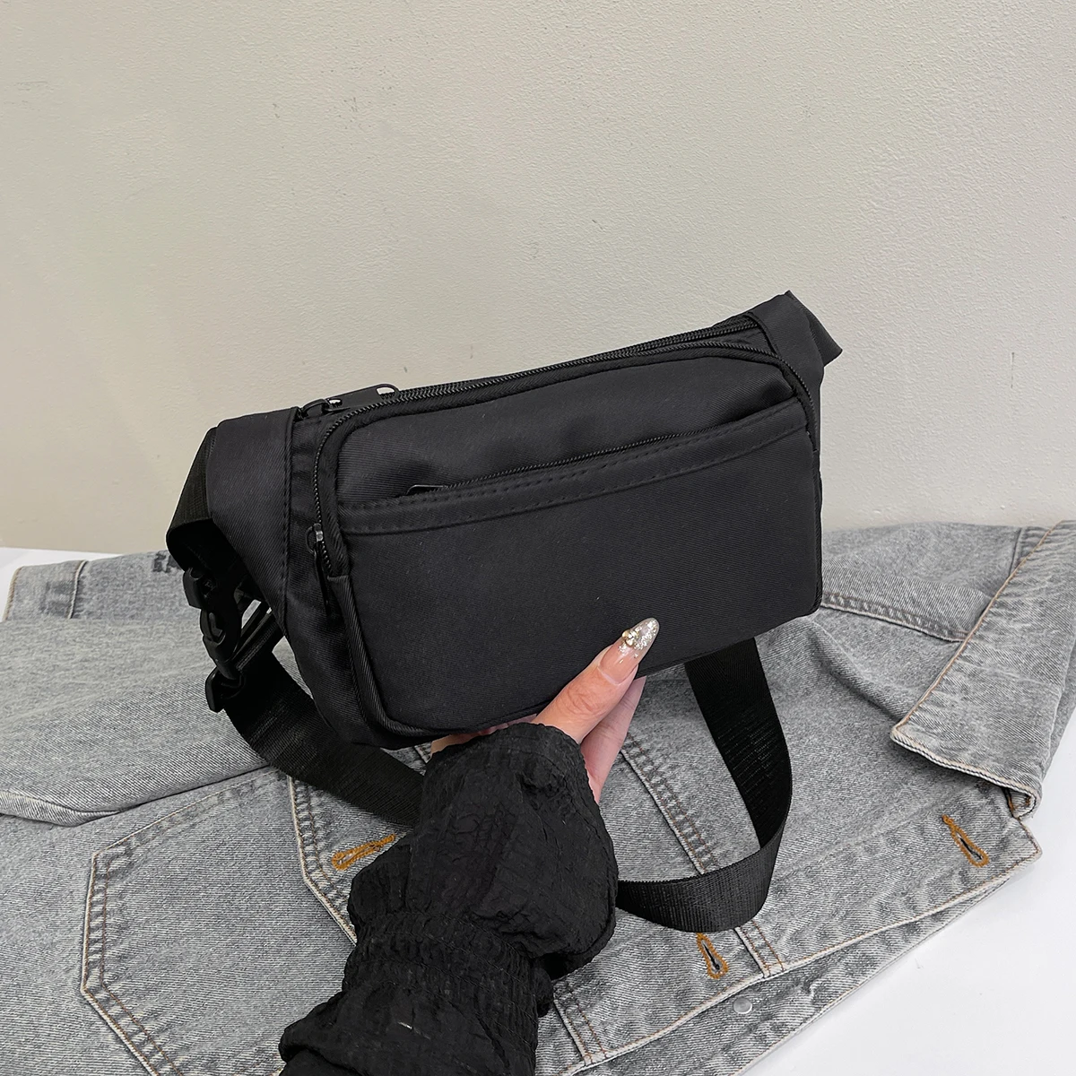 1Pcs Outdoor Sport Taille Tasche Wasserdichte Packung Eng Anliegende Unsichtbare Gürtel Fitness Anti Diebstahl Handy Taille Tasche Flasche – Detail 1