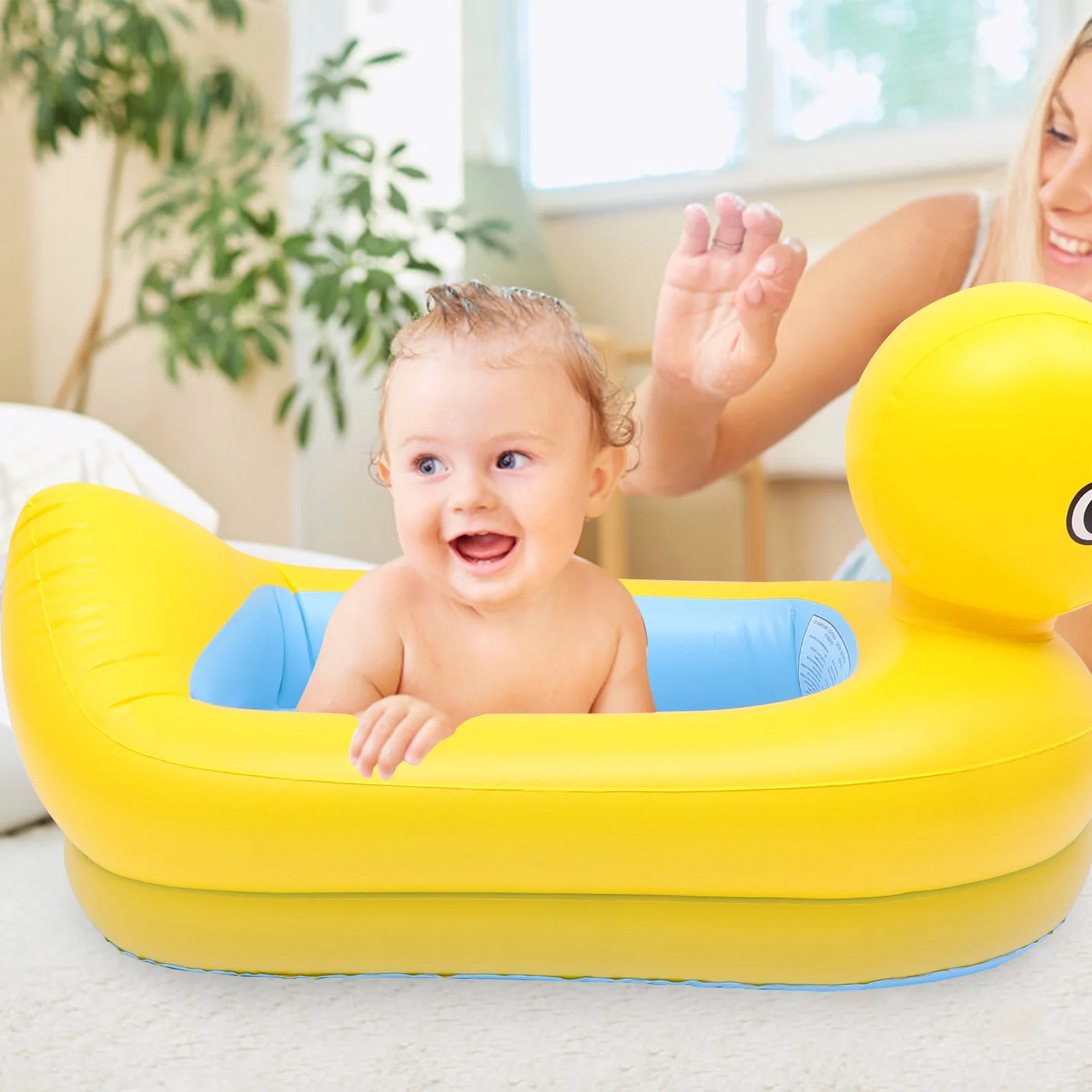 Inflatable Bathtub Baby Pool Tub Swimming Kids Paddling Bathing Toddler