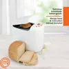 Bread Maker- 2-Pound Programmable Machine w 19 Settings & 13-Hour Delay Timer- Automatic 3 Mode Crust 4