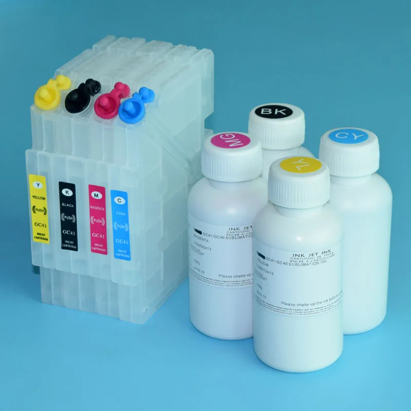 SG 500 1000 Empty Refillable Cartridge And Sublimation Ink For Ricoh