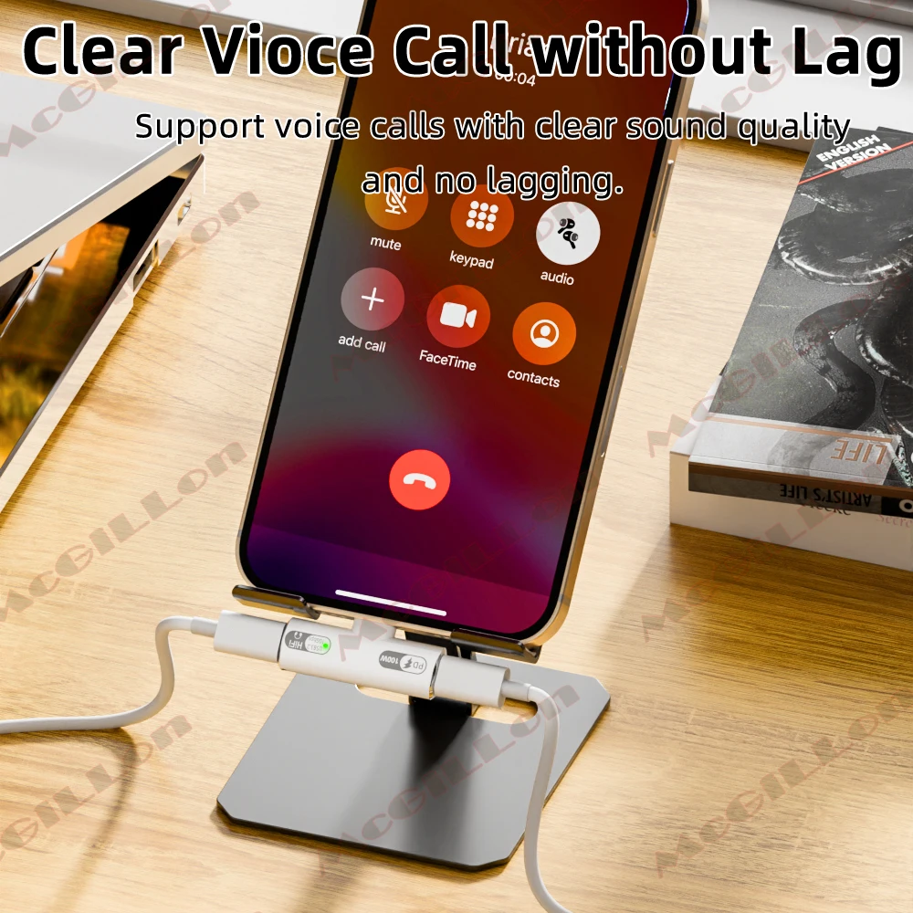 USB to Type C Adapter USB3.2 10Gbps C to Dual Type-C OTG Data Male to Female 100W Fast Charging Earphone Adapter Samsung Huawei Xiaomi