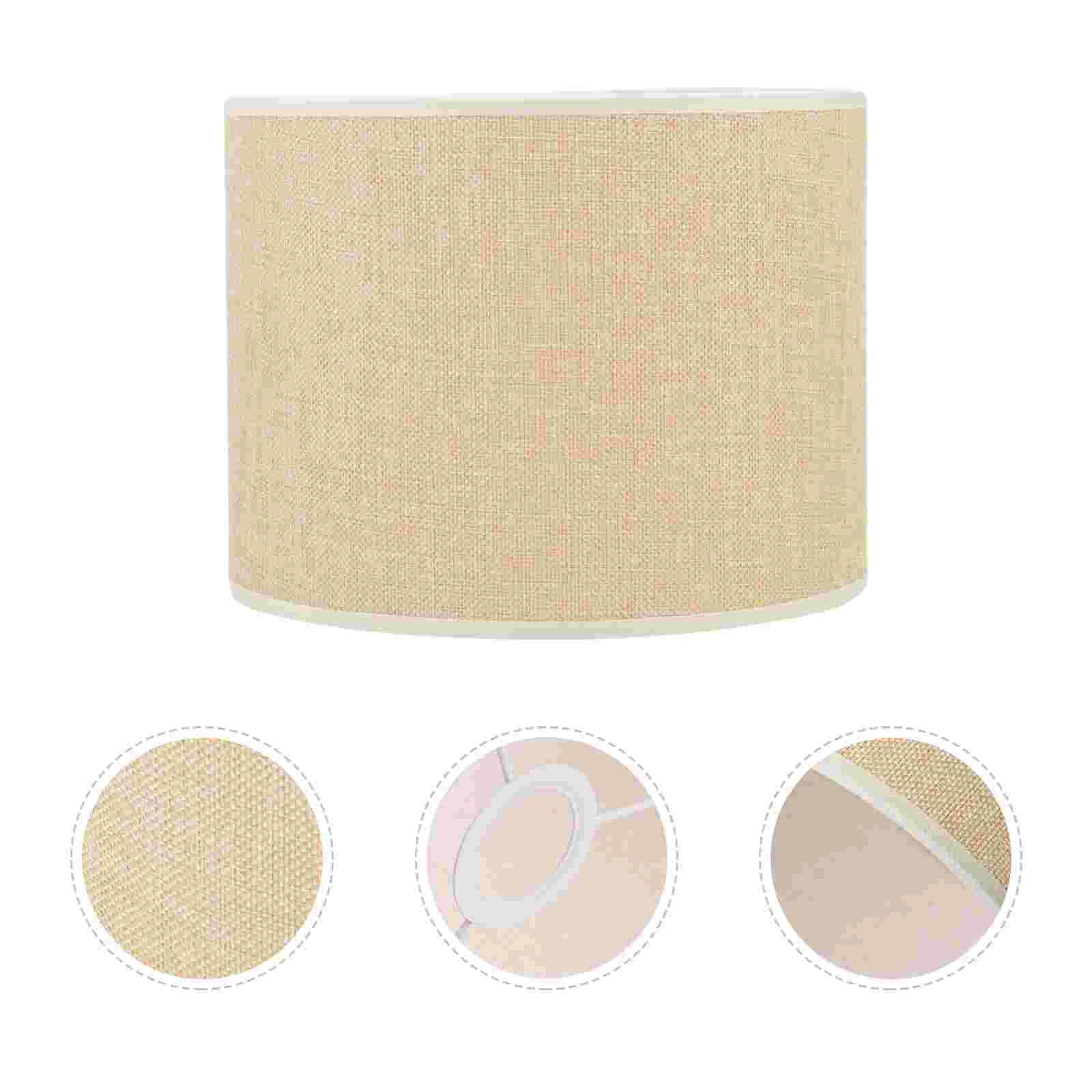 

Drum Lampshade Lamp Chandelier Shade Table Cover For Replacement E27 Medium Cloth Chandeliers Lampshades Light Simple