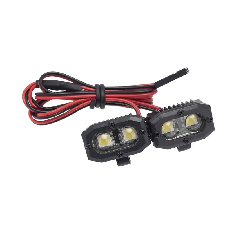 ABKN-RC 자동차 조명 LED 스포트라이트(1/10 RC 자동차용 컨트롤러 포함) TRX4 SCX10 9004 LED 라이트 A