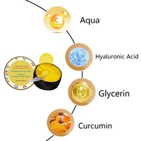 Turmeric vitamin C Eye Mask Anti Wrinkle Remove Dark Circle Eye Bags Puffiness Reduce Fine Line Firming Brightening Eye Patches 2