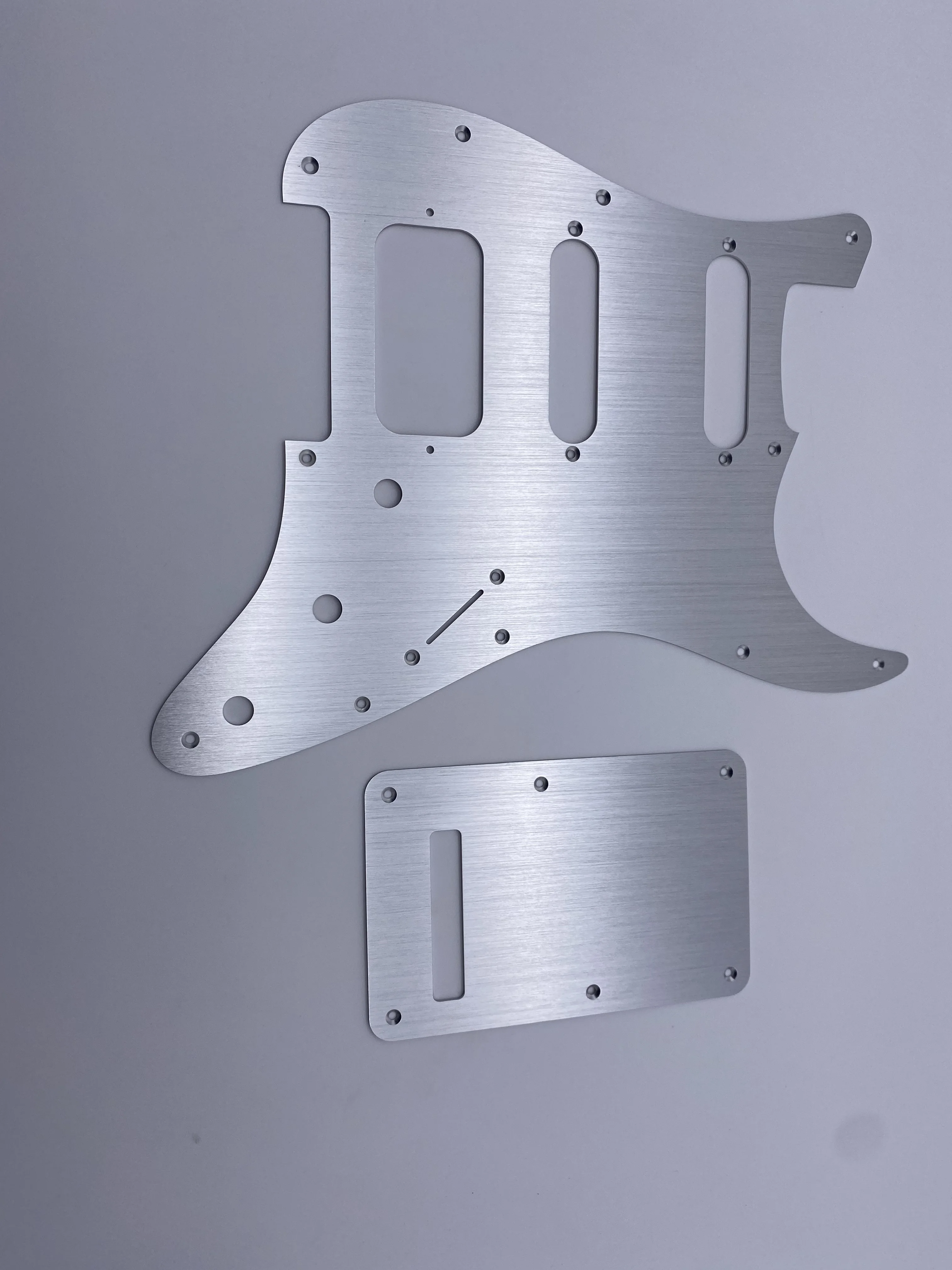SPECCHIO ARGENTO HSS PIASTRA ANTIGRAFFIO Pickguard per adattarsi USA