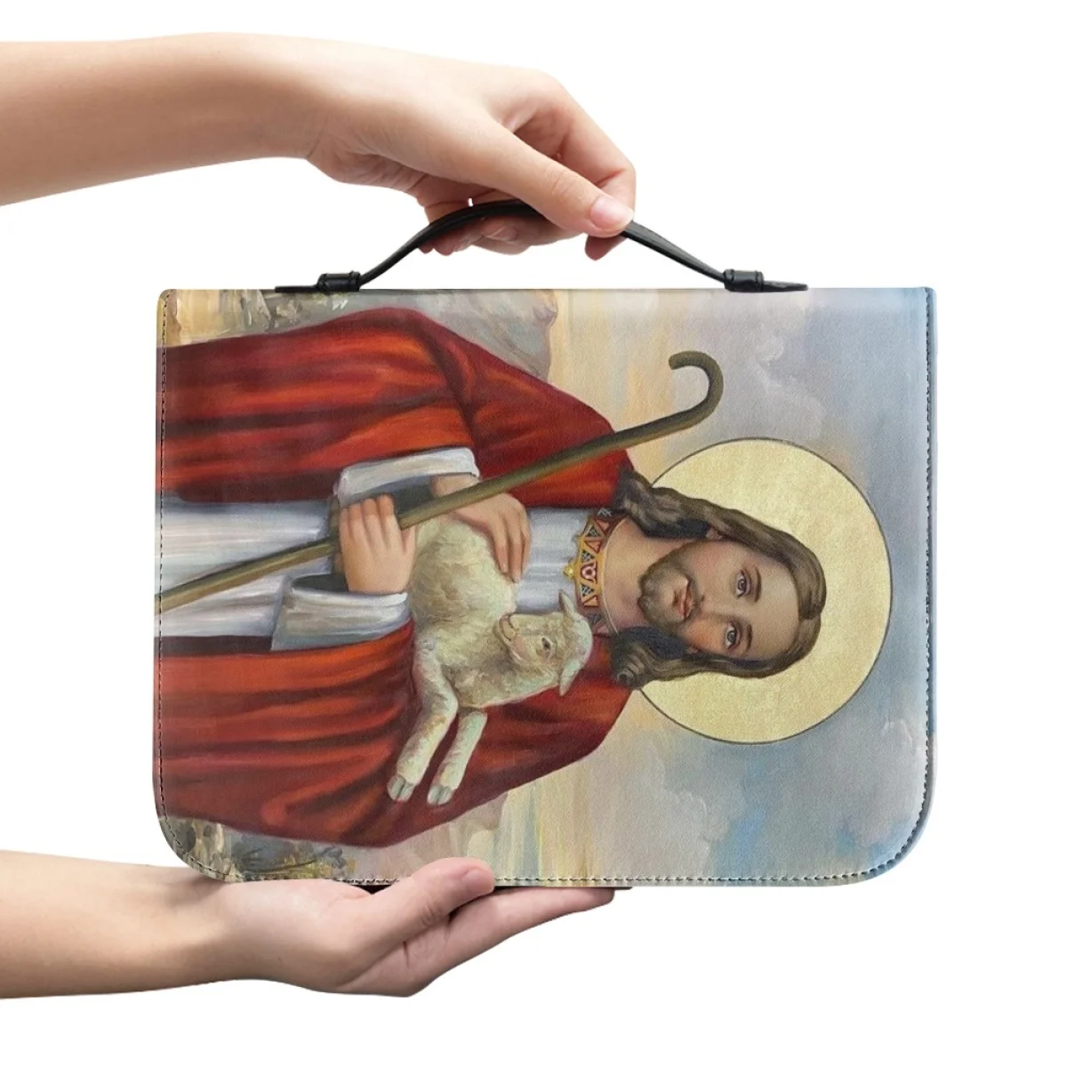 Bible Cover Case Christians Religion Holy Book Bag Multifunctional Protective Carrier Pockets Catholic Church Pack New Fashion