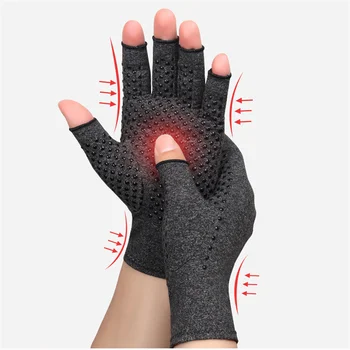 1 Pair Of Half Finger Gloves Non-slip Breathable Comfortable Stretch Nursing Training Gloves for Men Women 1