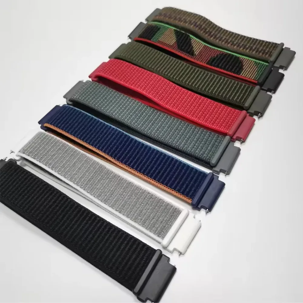 Nylon Loop Strap, 20mm/22mm, Comfortable and Adjustable Watch Band