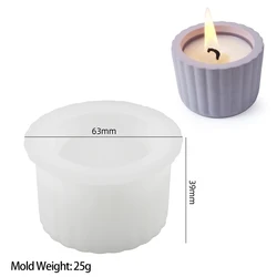 Diamond Pattern Silicone Mold for Home Decor: Versatile Jar, Pot, and Holder (03)