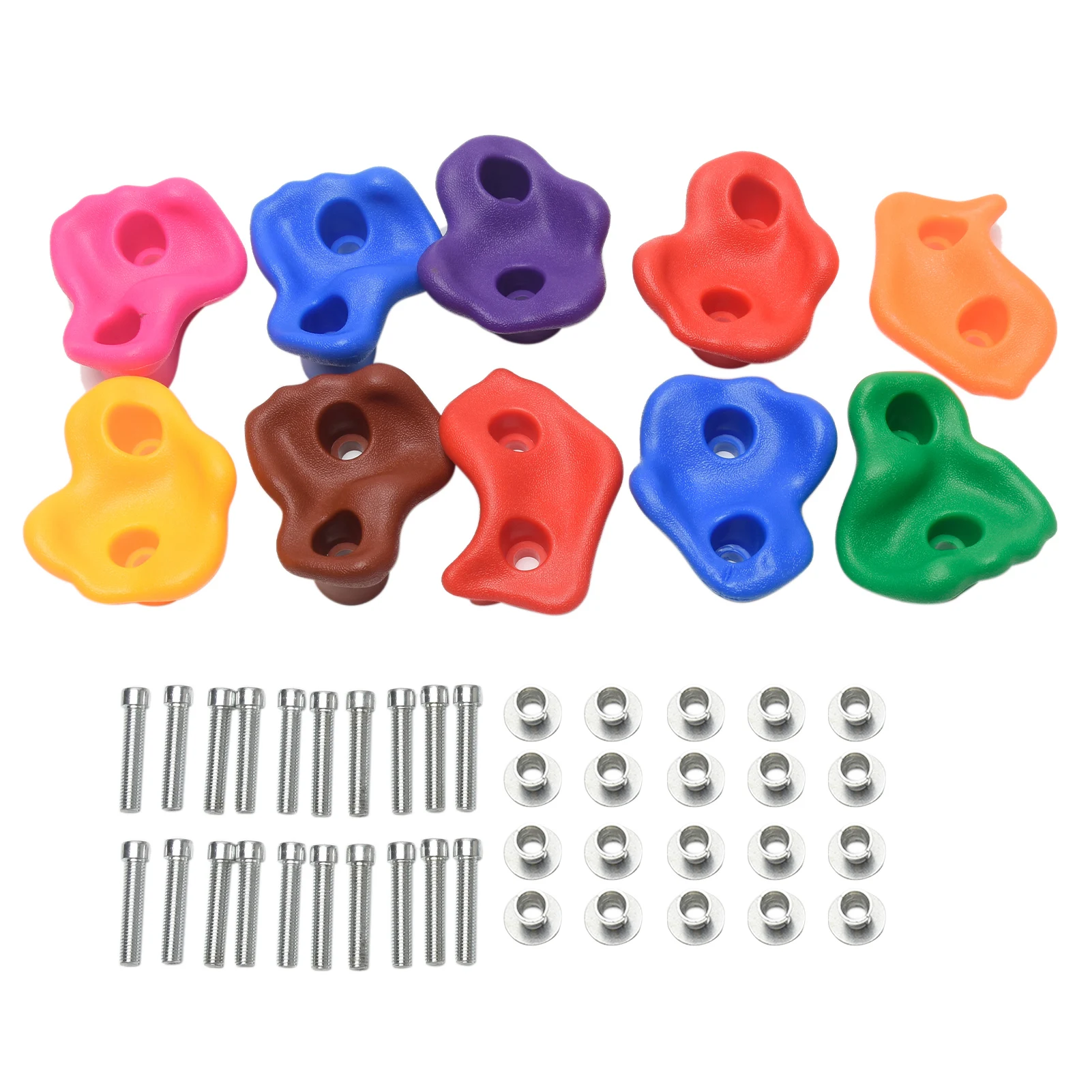 

Small Backyard Toys Hand Feet Holds Plastic For Kids Indoor Outdoor Playground With Screws Grip Wall Stones Climbing Rock Set