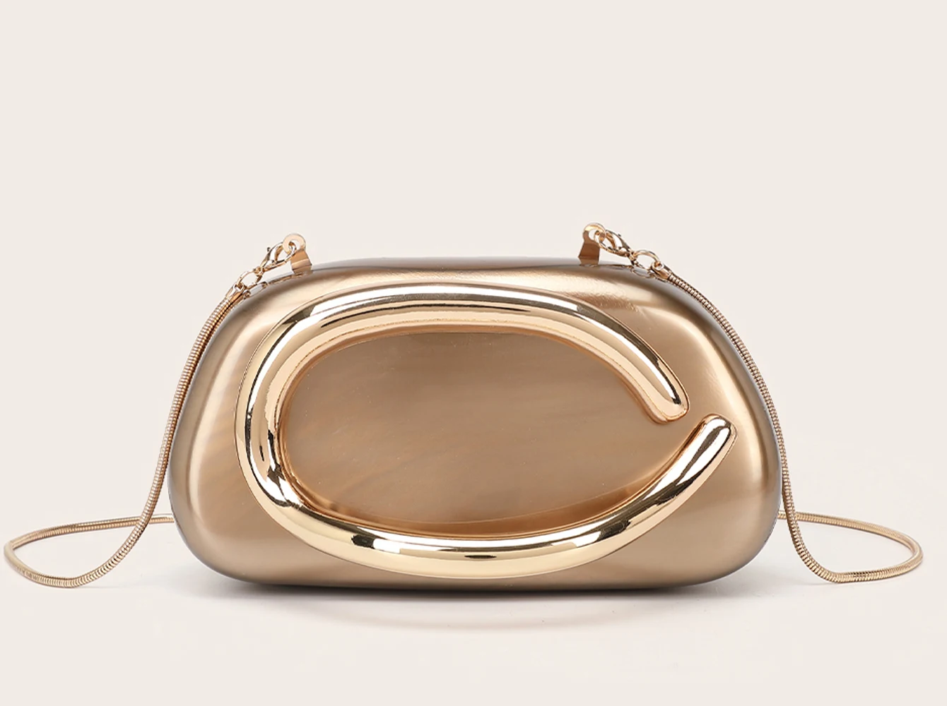 Luxury Evening Clutch Bag - Womens Wedding Party Crossbody Handbag