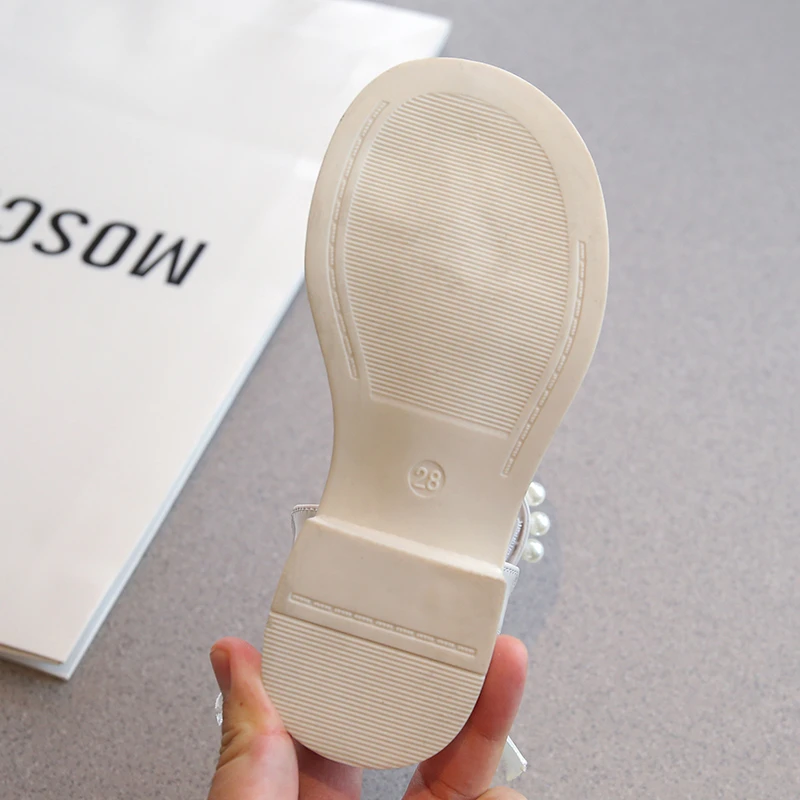 Girls Summer Sandals Non Slip Flats with Bow