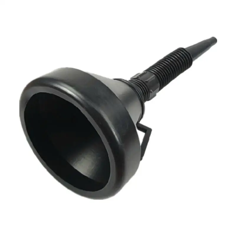 2 in 1 Plastic Funnel Spout Black Car Motorcycle Flexible Funnel Spout Mesh Screen Strainer Oil Gas Water Fuel Gasoline Diesel