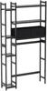 with Basket and Drawer, Bamboo Bathroom Organizer with Adjustable Shelf & Waterproof Feet Pad, Rack for Restroom, Laundry, Brown 4