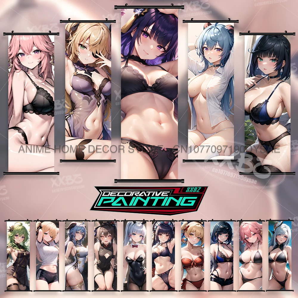 Genshin Impact Character Art Decorative Home Wall Poster