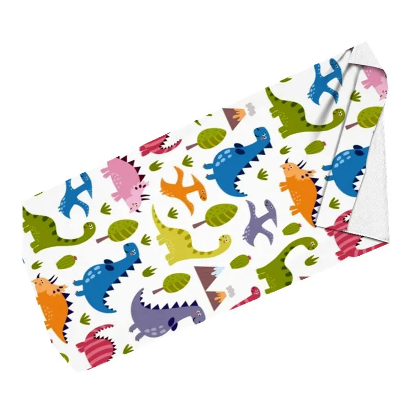 Dinosaur Series Beach Towel Microfiber Bath Towels Yoga Mat Sport Swimming Towels Absorbent Bath Towel For Girl Kids Gifts