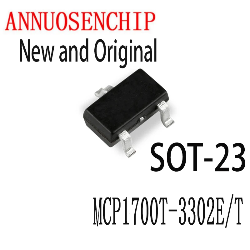 

200 шт., новые и оригинальные T SOT-23 Φ SOT MCP1700T-3302E SMD MCP1700T MCP1700 MCP1700T-3302/T