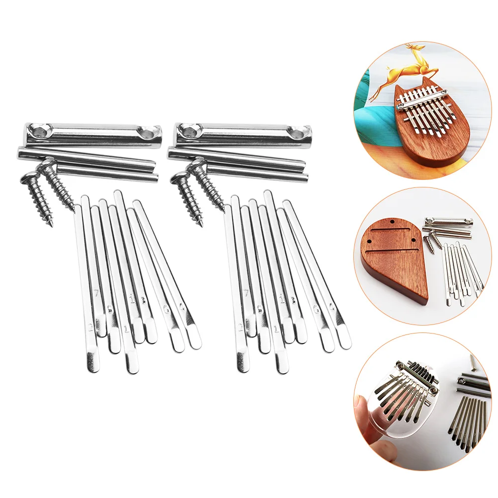 2 Sets Portable Thumb Piano Mini Kalimba For Lightweight Finger Piano Diy Musical Instruments Toy Beginner Melody
