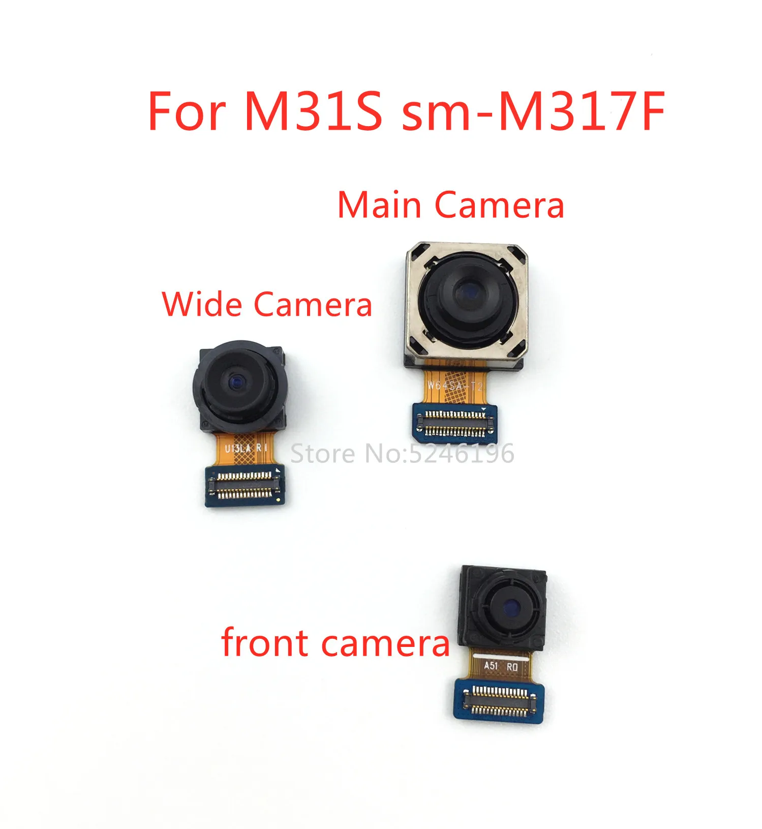 1 шт., гибкий кабель для передней камеры Samsung Galaxy M31S M317